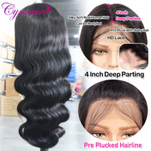 Load image into Gallery viewer, Cynosure 13x6 HD Lace Frontal Wig Preplucked Glueless Wig Human Hair Ready to Wear 13x4 Body Wave Human Hair Wigs for Women
