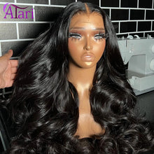 Load image into Gallery viewer, Dark Ginger with Orange Highlights Human Hair Wigs Transparent 13x4 13x6 Lace Frontal Body Wave Wig for Black Women Pre Plucked
