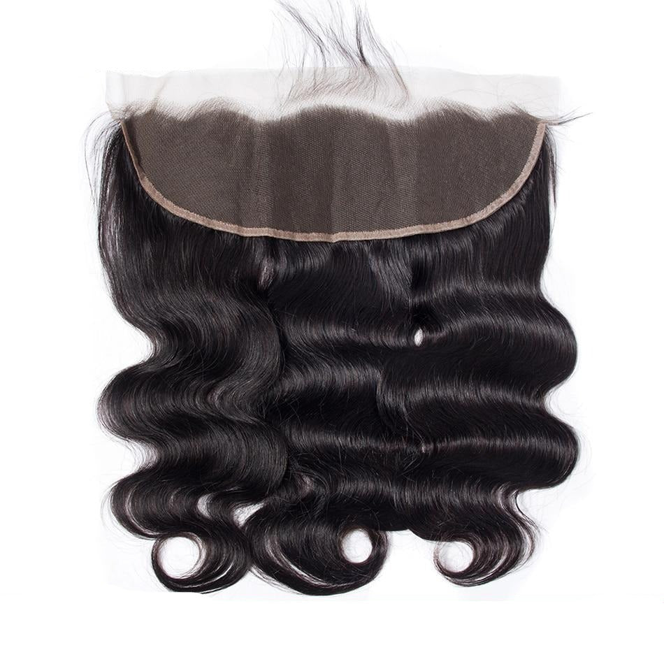 Brazilian Body Wave Lace Frontal HD Swiss Human Hair Remy Hair Transparent Lace Frontal Closure