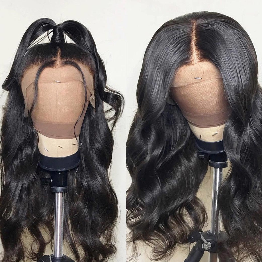 Brazilian Body Wave Lace Front Human Hair Wigs Hd Remy 360 Full Lace Frontal Wig Pre Plucked