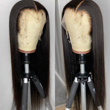 Load image into Gallery viewer, 28 30 Inch 13x4 Lace Front Human Hair Wigs Pre Plucked Brazilian Straight Remy
