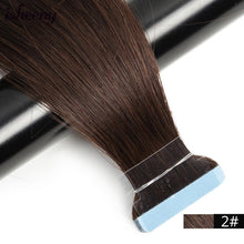 Load image into Gallery viewer, Isheeny Blonde Human Hair Tape In Extensions European Natural Hair Extensions Skin Weft 12&quot;-24&quot; Black Brown 100% Real Human Hair
