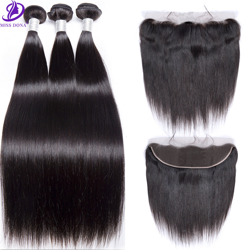 120G 8Pcs/Sets Clip In Hair Extensions Human Hair 10 to 26 Inch Brazilian Remy Straight Hair Natural Black 4 613 Color For Women